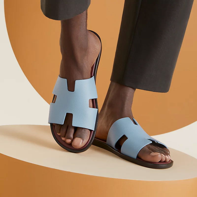 Haven Epsom H Style Slip-On Brown Yellow