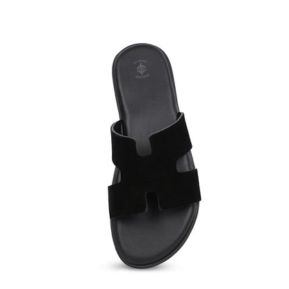 Suede H Style Slip On