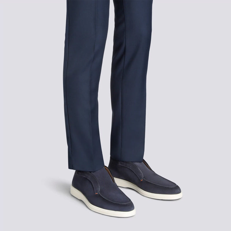 Natural Suede Loafer For Men