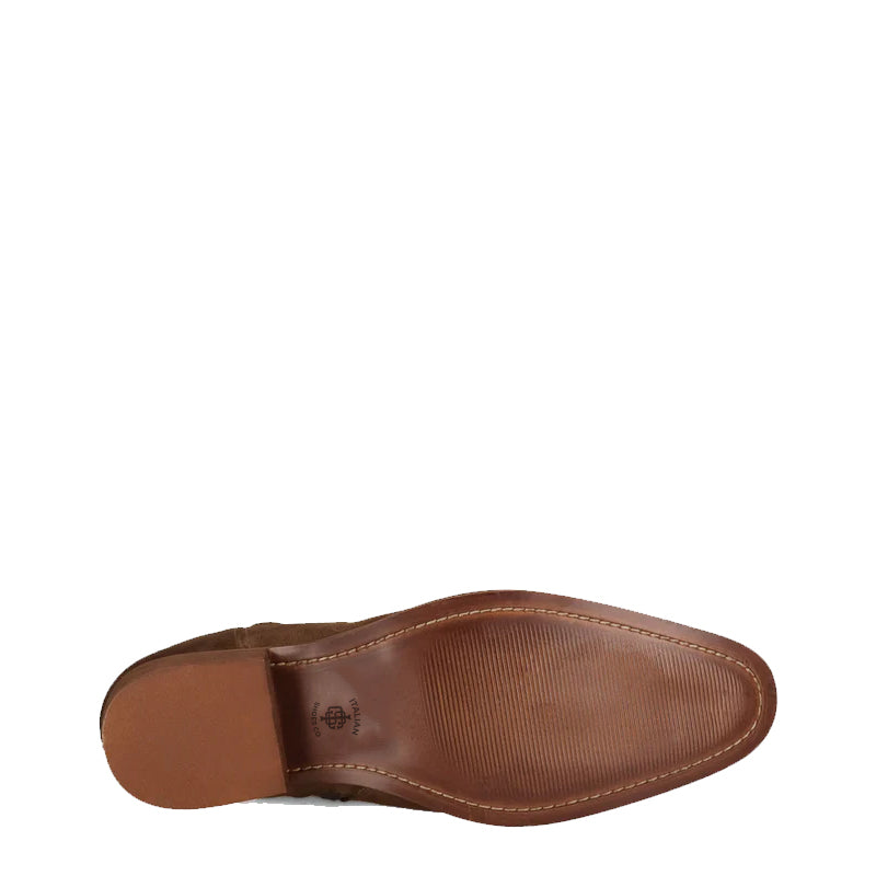 Luxury Design Stylish Suede Leather Side-Zipper Boot Brown