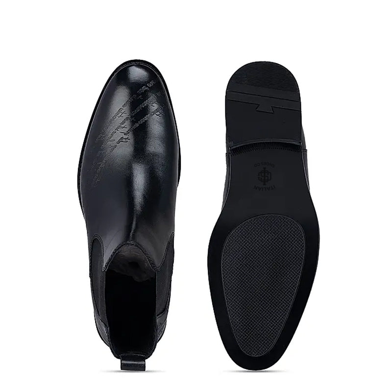 Premium Handmade Mid-Top Leather Chelsea Boots