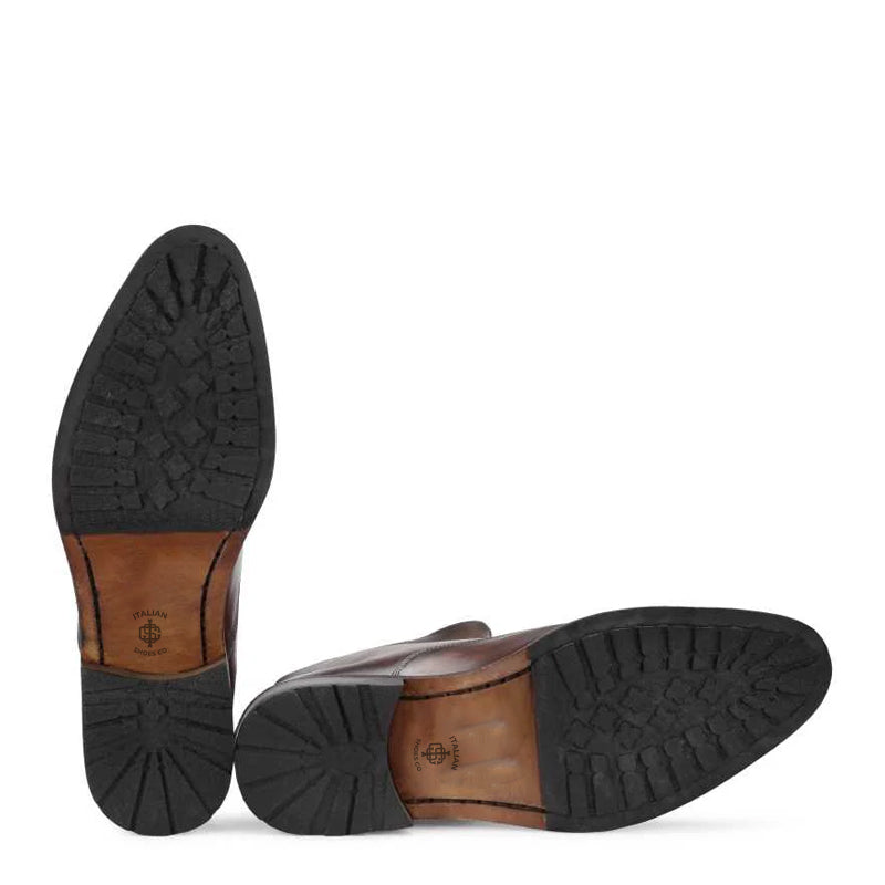 Men's Dark Brown Lace up Ankle Boot