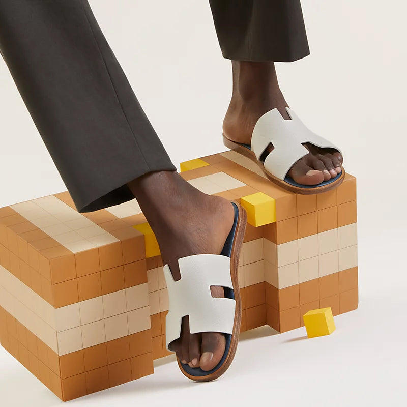 Haven Epsom H Style Slip-On Sky Brown