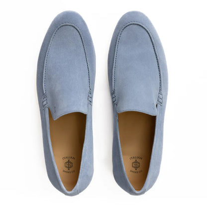 Premium Suede Leather Beige Loafer For Men