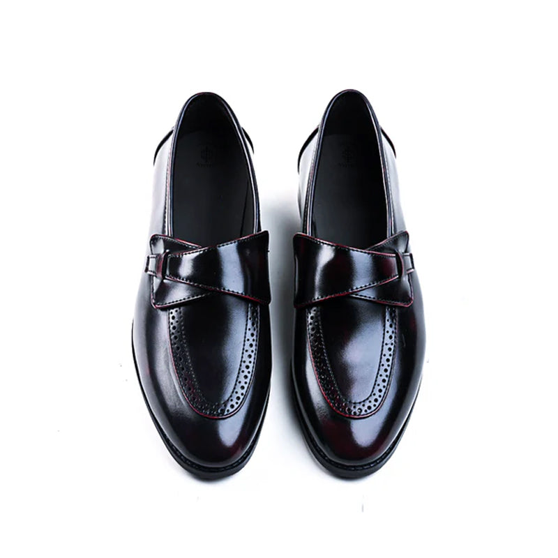 Men Classic Patent Shiny Leather Loafers