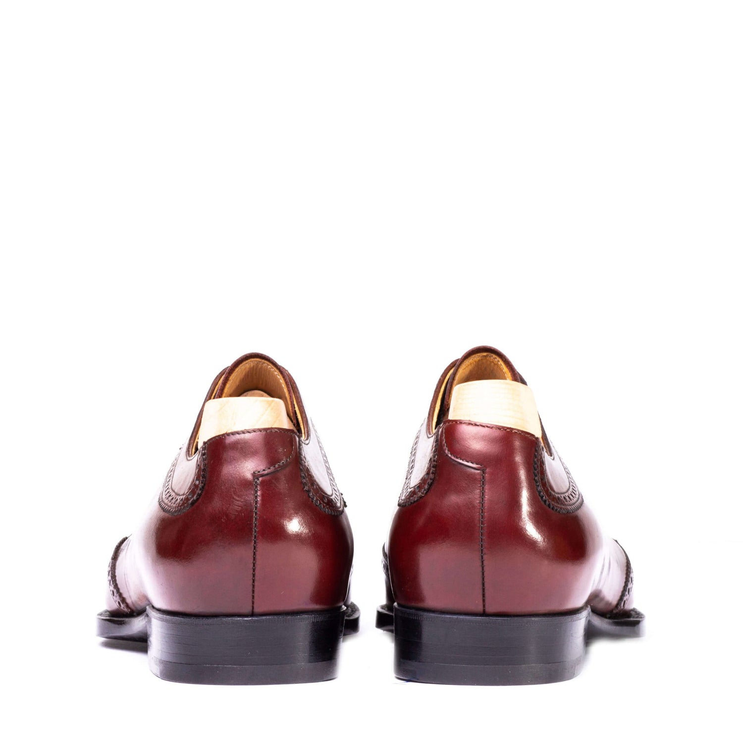 Classic Polished Shiny Leather Derby Shoe