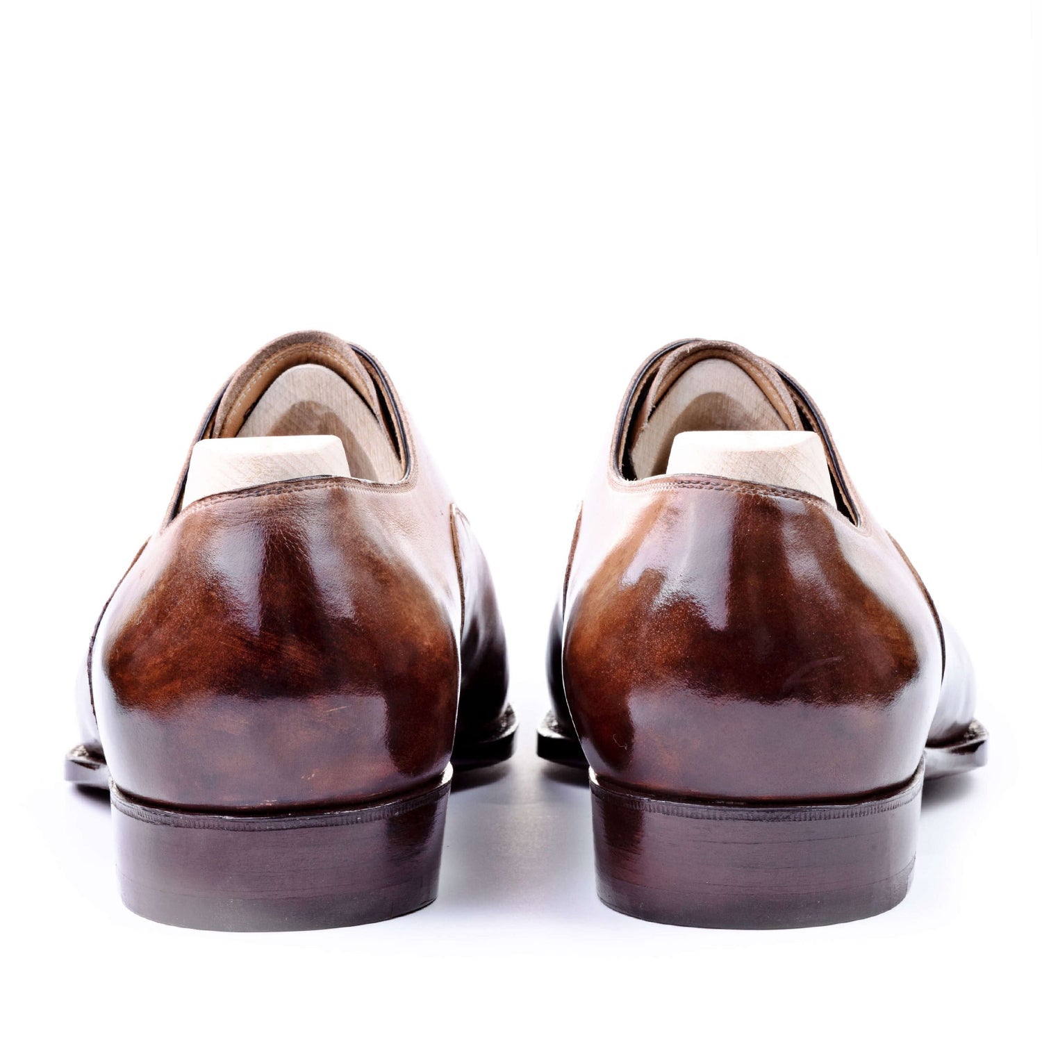 Classic Handmade Shiny Leather Oxford Shoe