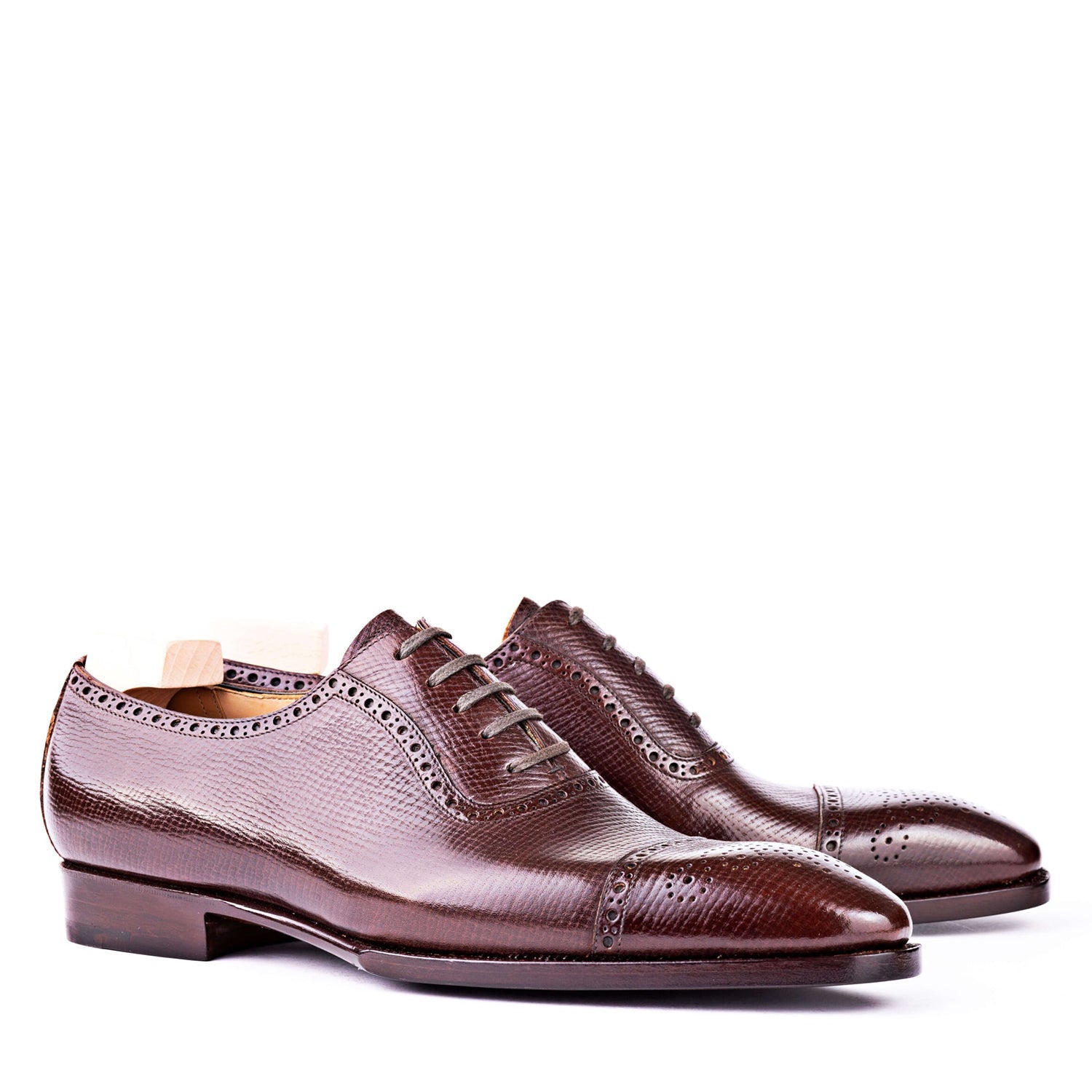 Handmade Cap-Toe Leather Formal Oxford Shoe