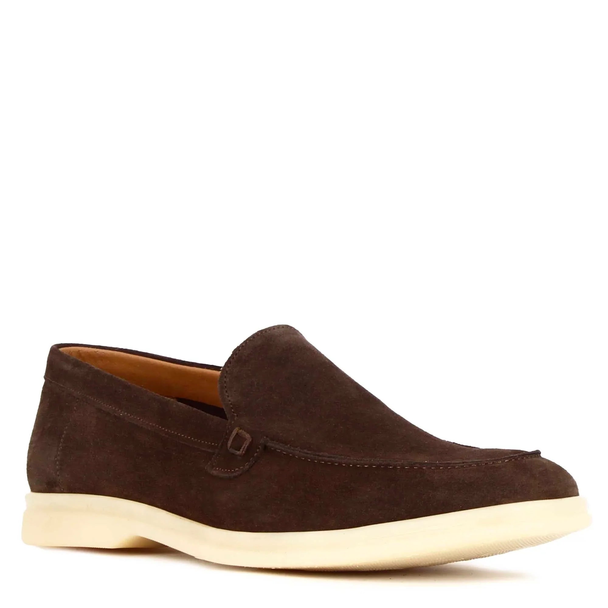 Dark Brown Suede Moccasin
