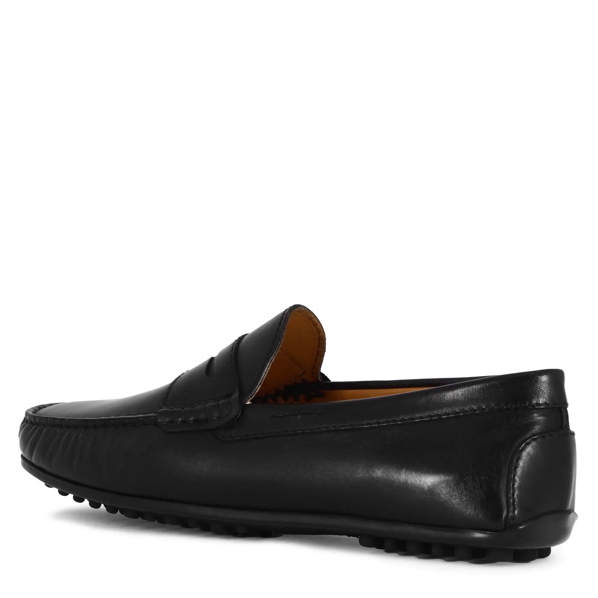 Black Leather Moccasin