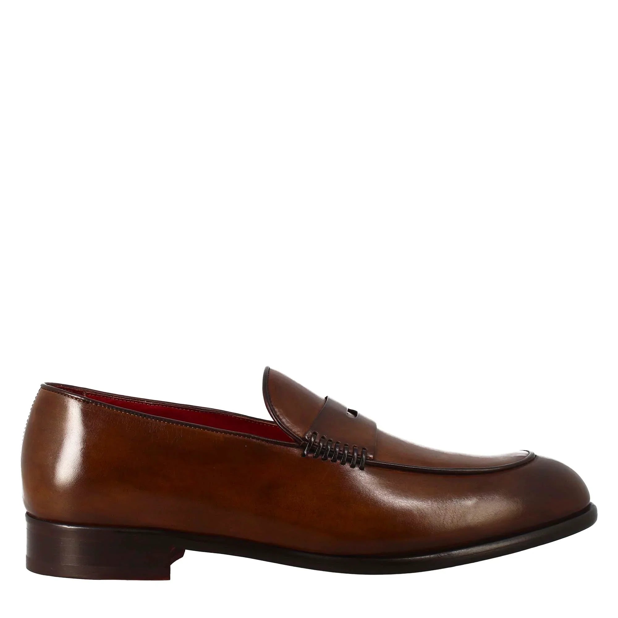 Brown Moccasin in full grain leather