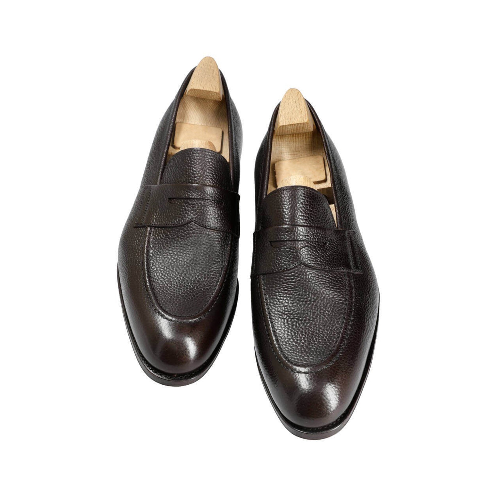 Cocoa Karagrain Penny Loafers