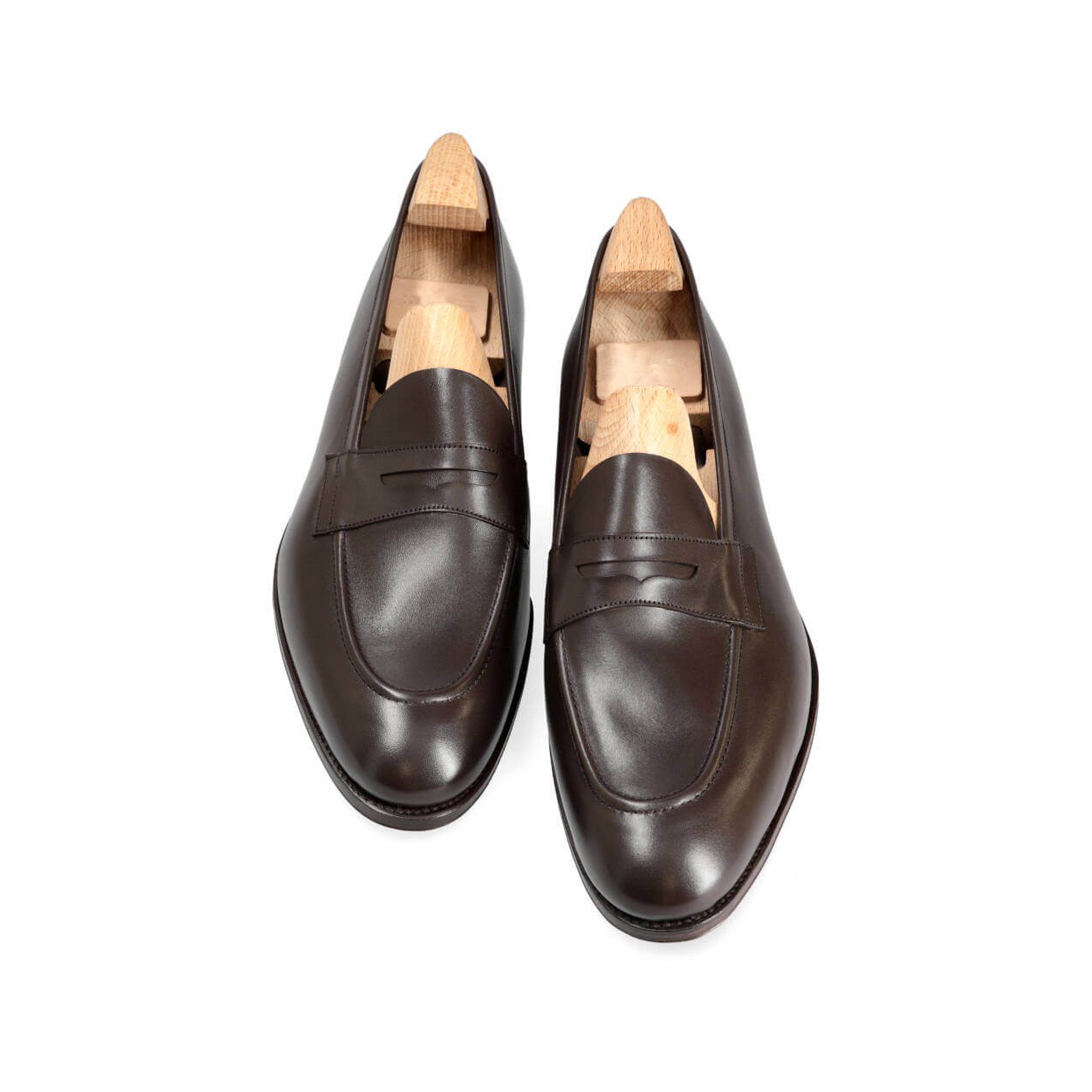 Cocoa Vitello Penny Loafers