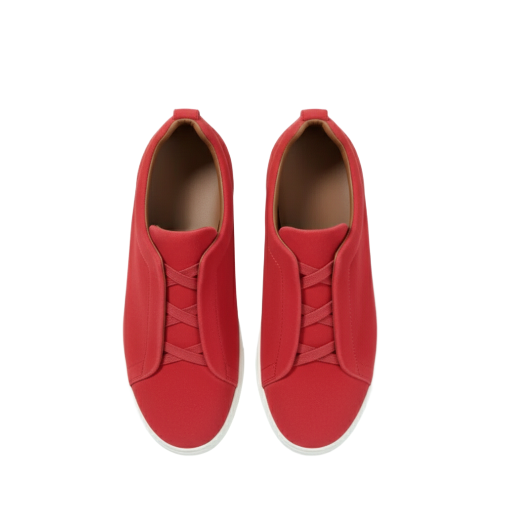 Luxury Edition Triple Stitch Brown Sneaker for Men's