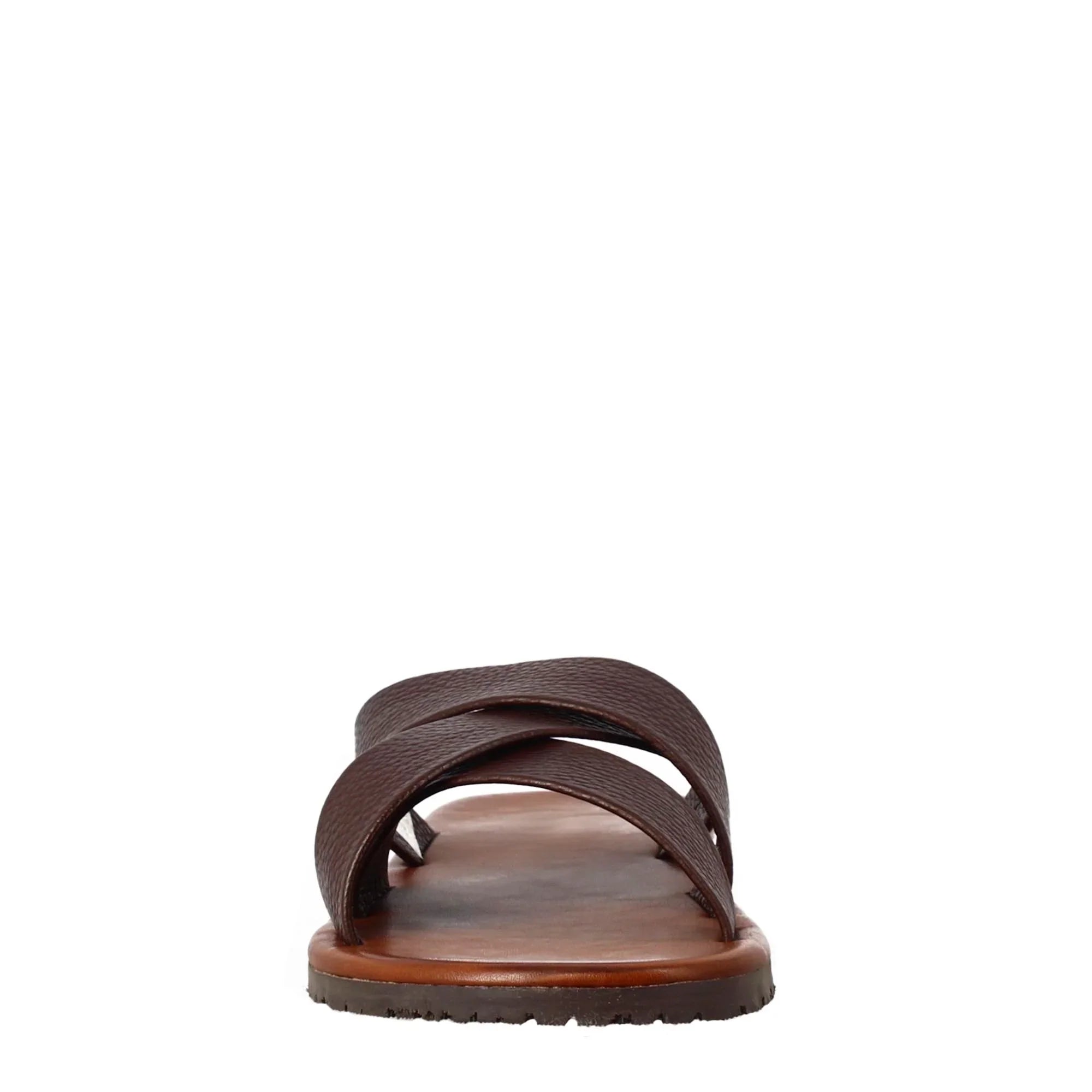 Brown Leather Slippers