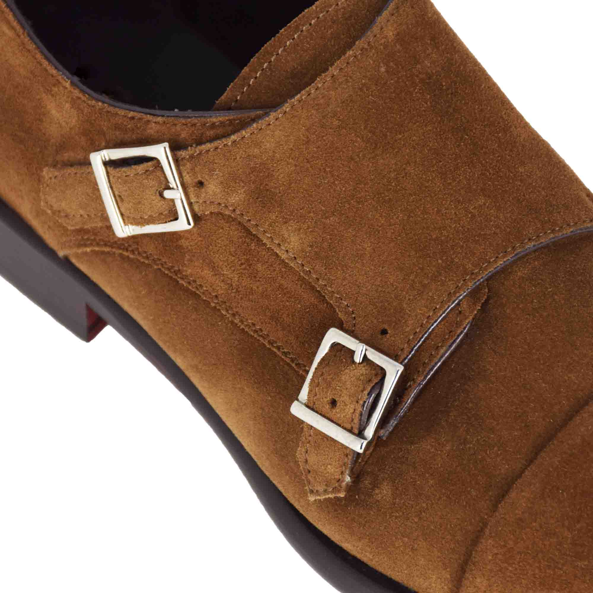 Light Brown Double Monk Strap shoe