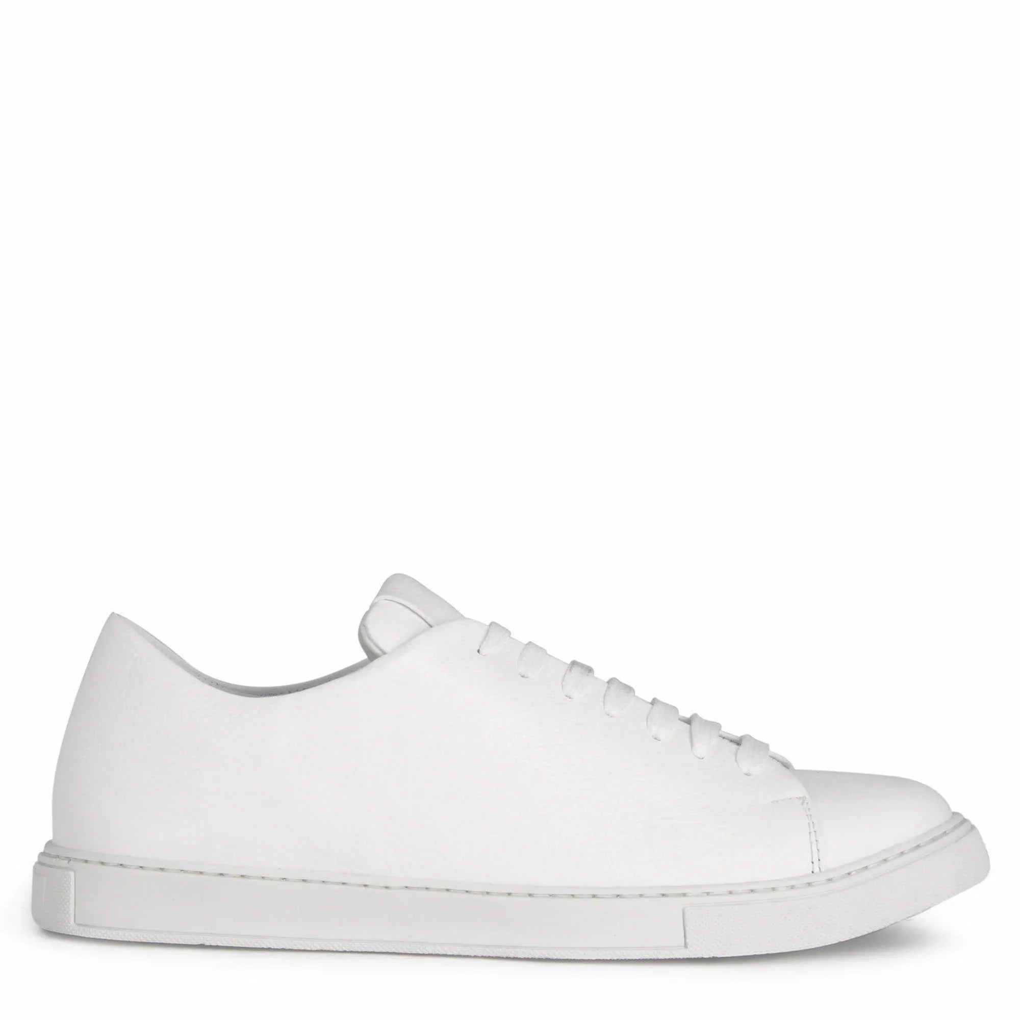Classic White Leather Sneakers