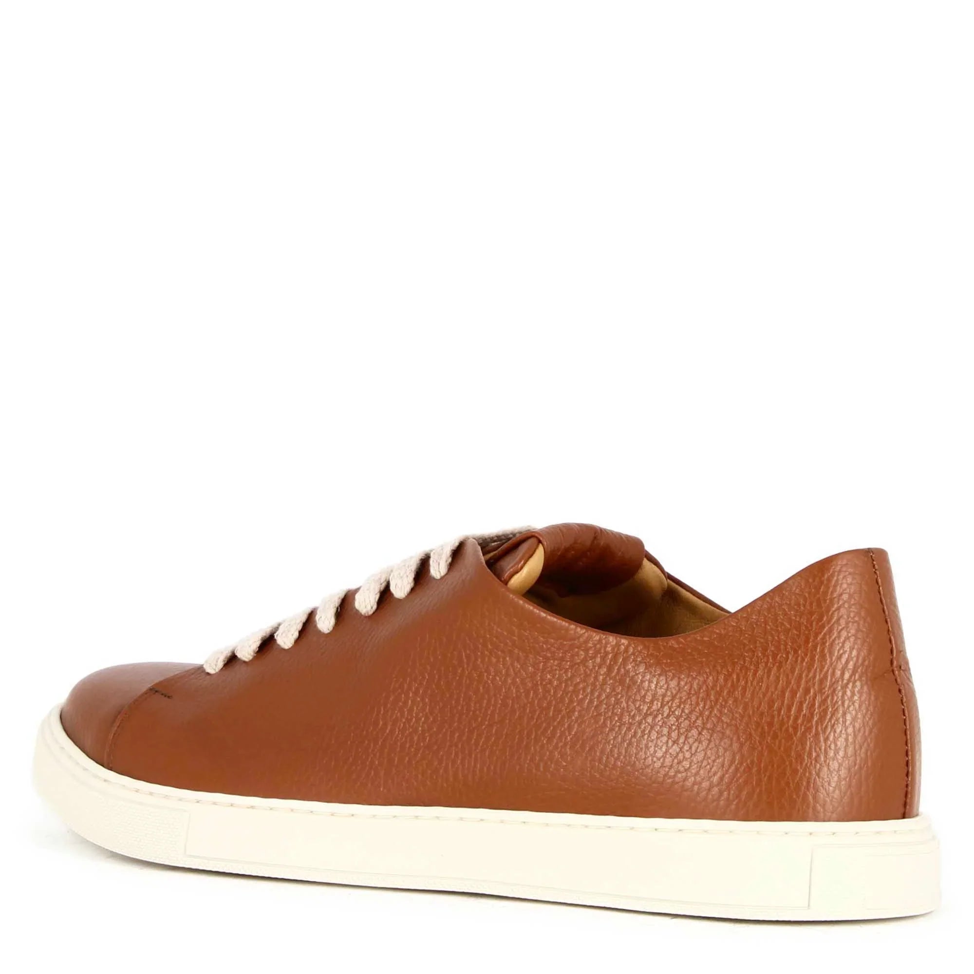 Classic Brown Leather Sneaker
