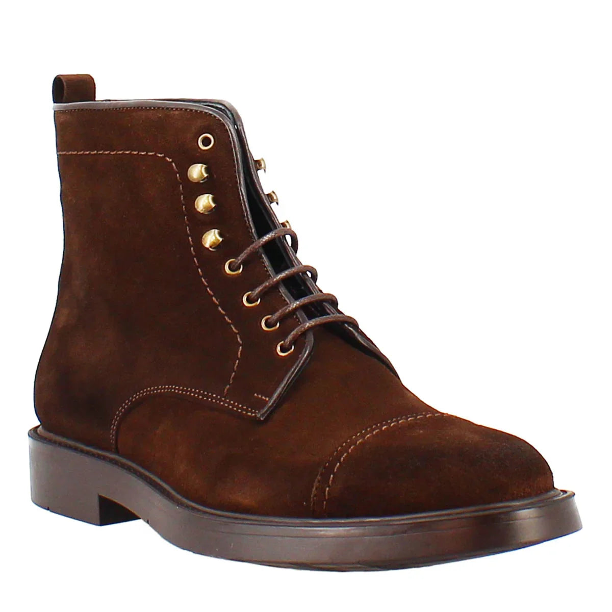 Brown Suede Ankle Boot for Men