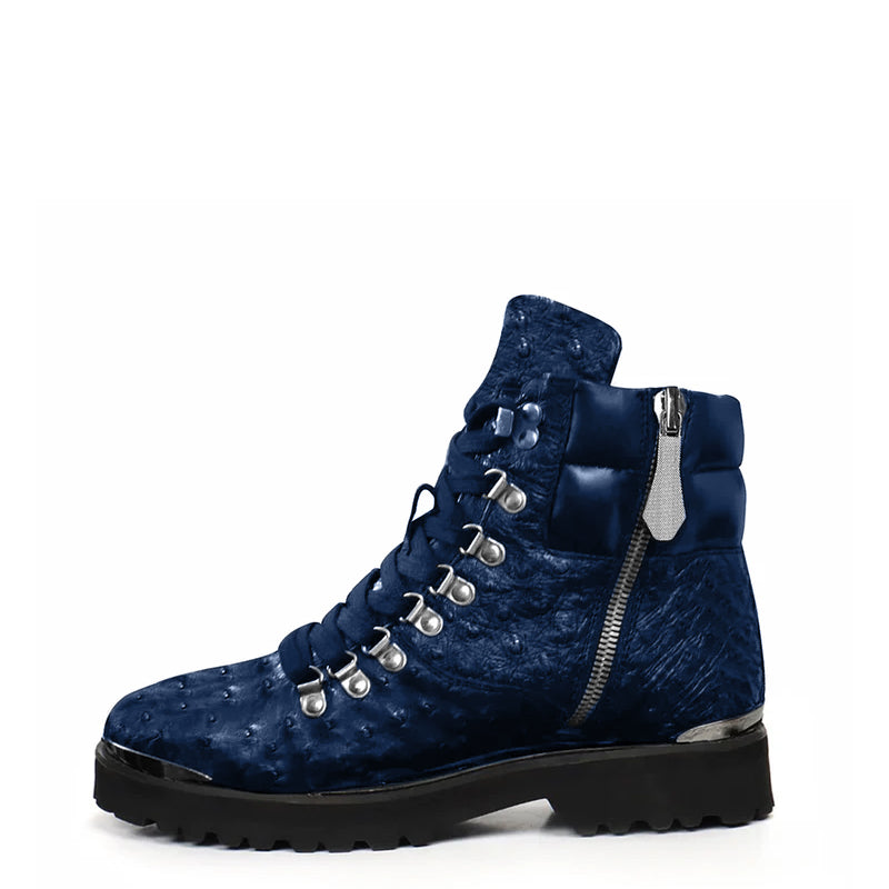 BIKER BOOTS IN OSTRICH