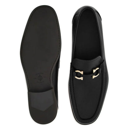 Classic Leather Horsebit-Buckled Loafer for Men