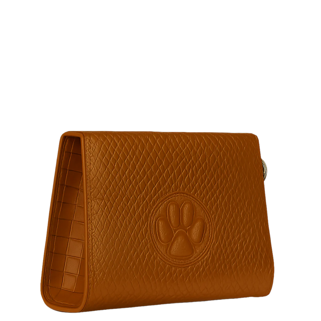 Men's Black Croco Leather Handbag