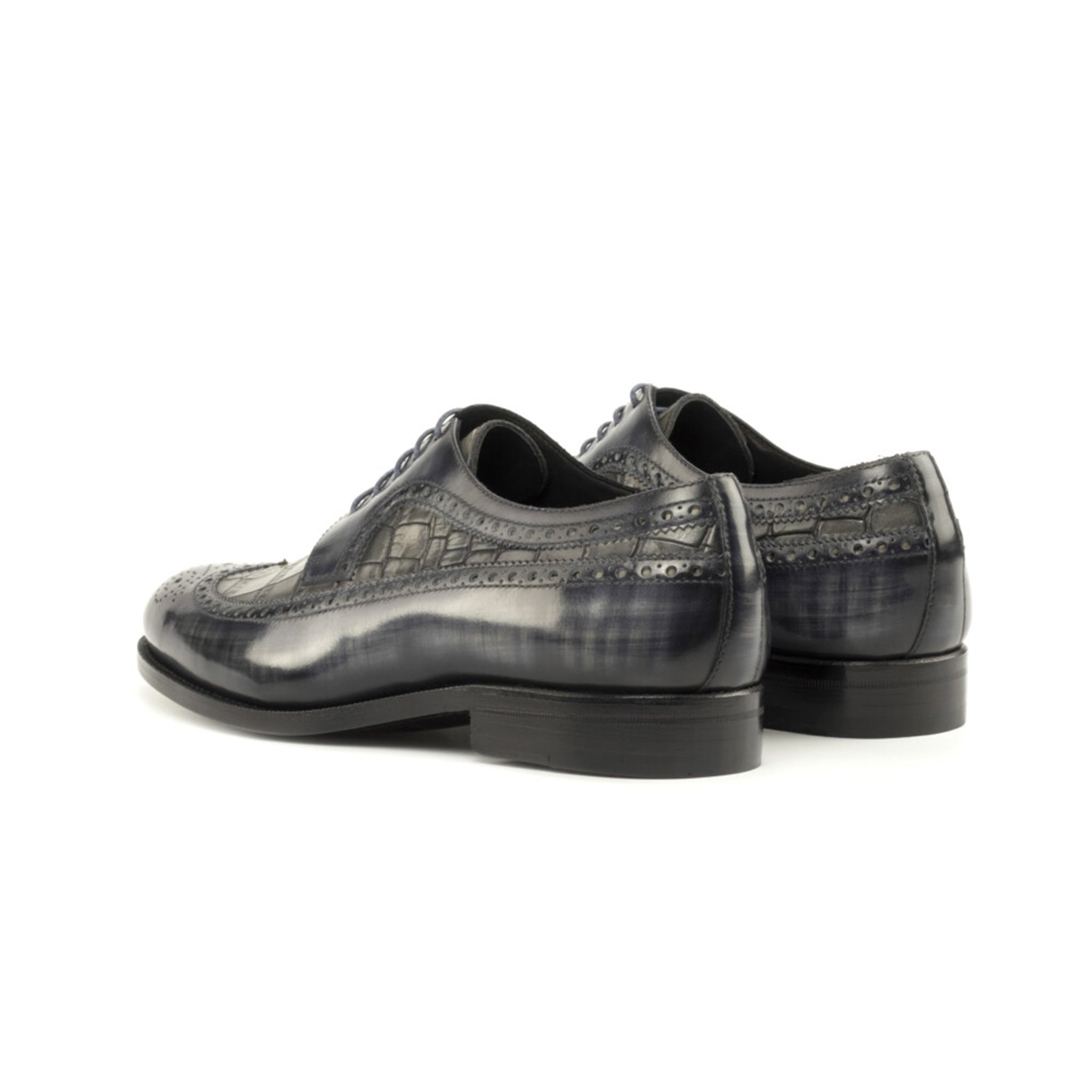 Patina Longwing Blucher Shoes