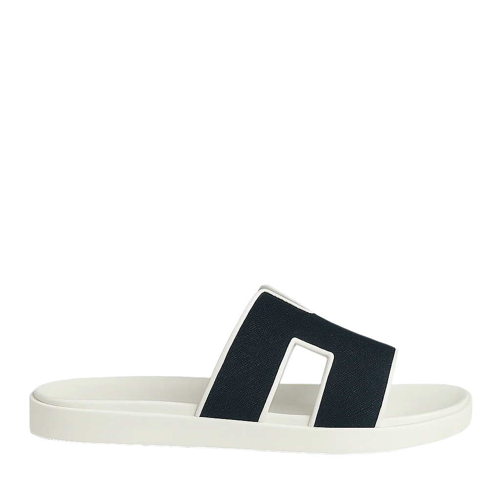 Haven Textured H Style Dual Slip-On in Canvas Blue and Grey